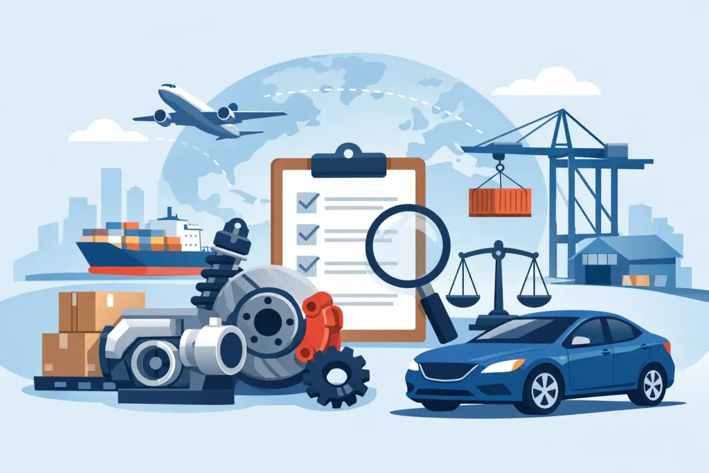 Como importar peças automotivas legalmente