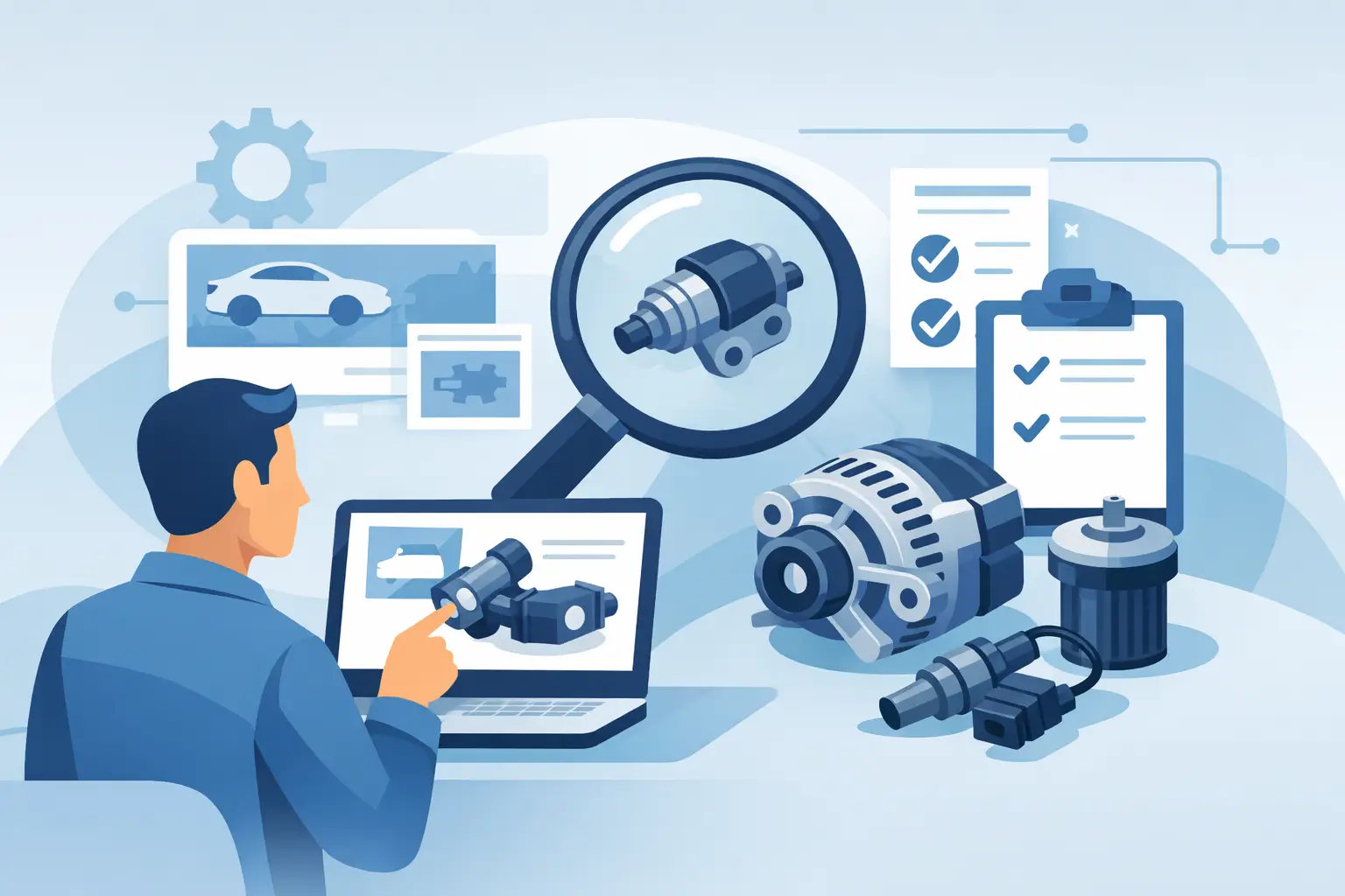 Como confirmar aplicação por part number