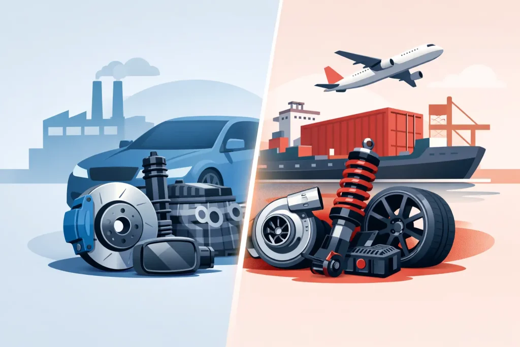 OEM vs aftermarket importado: qual compensa?