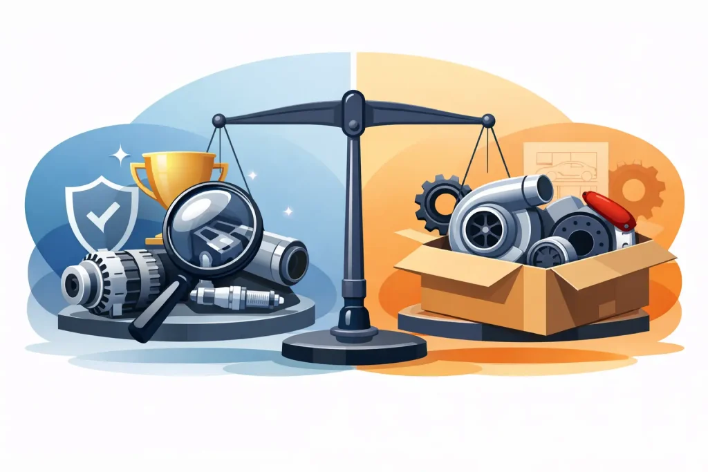Peça genuína vs OEM: qual vale mais?