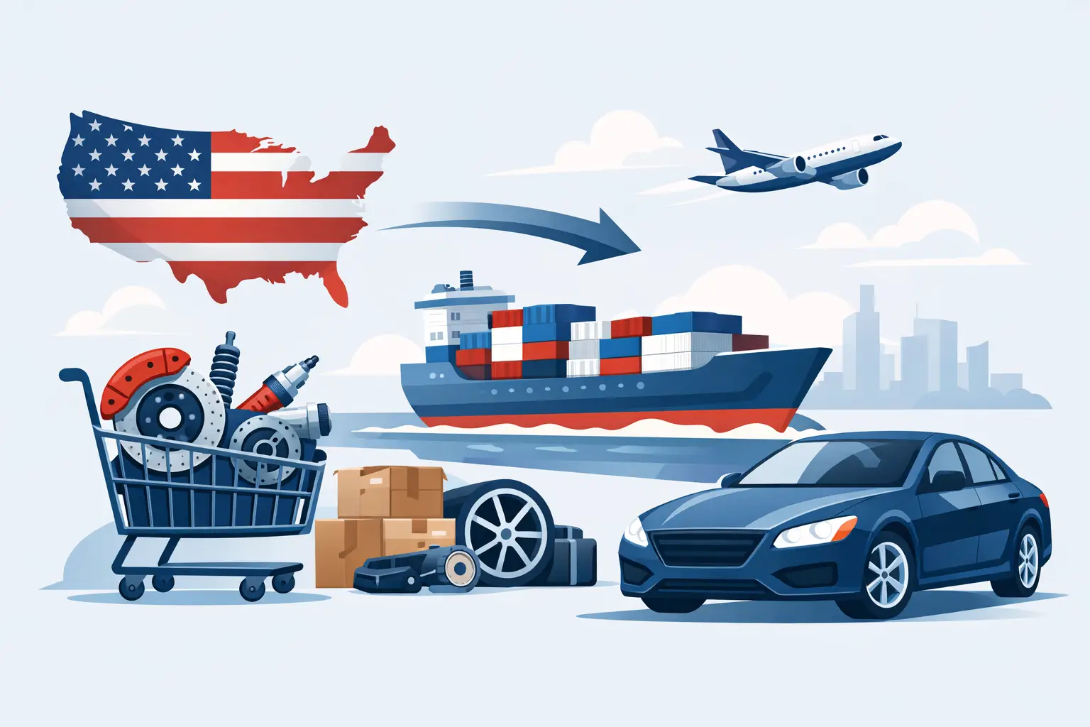 Como Comprar Autopeças Importadas dos EUA