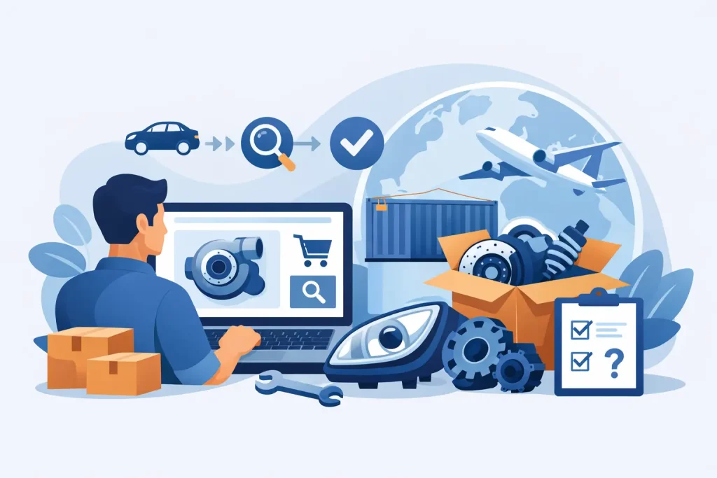 Como comprar peça importada correta